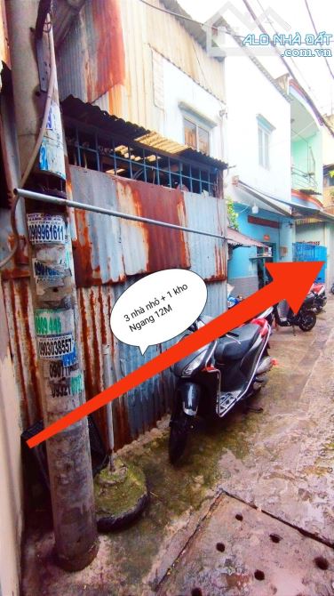 NHÀ 120M2 NGANG 12M  KHÔNG QH, TIỆN XÂY MỚI 1 CĂN RA M.TIỀN P6 QUẬN 8 7 T.Ỷ - 1