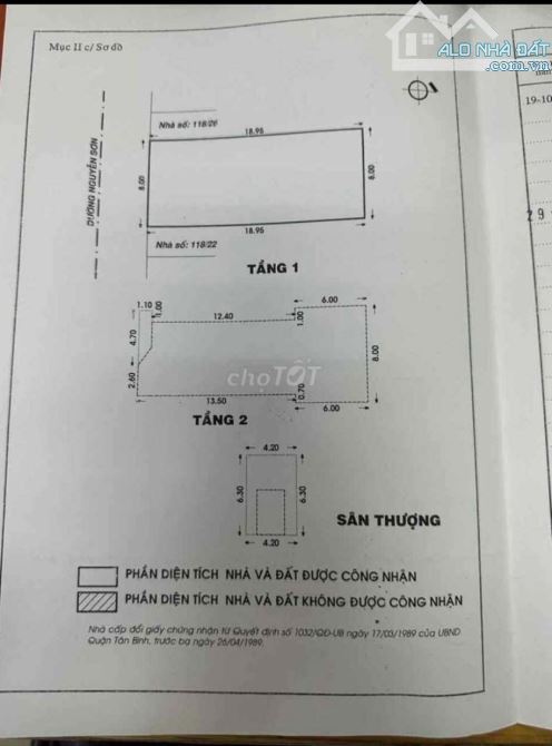 Bán nhà mặt tiền Nguyễn Sơn, phường Phú Thạnh, quận Tân Phú, dt 8x19m 1 lầu giá 30 tỷ - 2