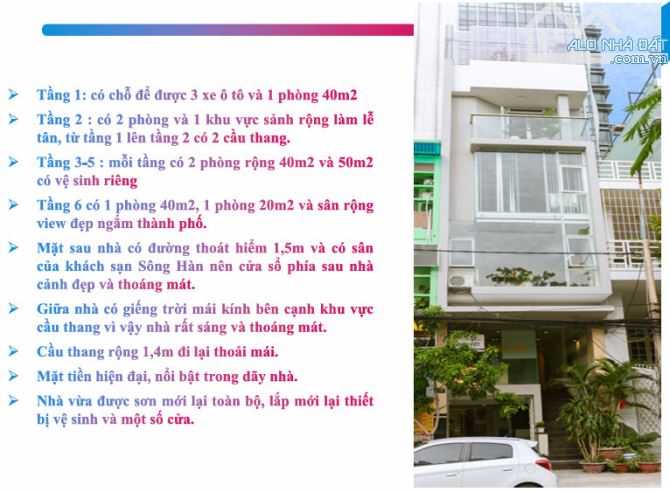 Bán nhà 6 tầng mặt tiền đường Nguyễn Chí Thanh, Q.Hải Châu. DT 112m2, cách sông Hàn 150m - 5