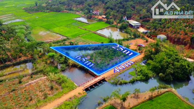 Bán đất Nghĩa Thắng ĐăkRLấp, view suối ruộng, 37m đường bê tông, 525 triệu - 1