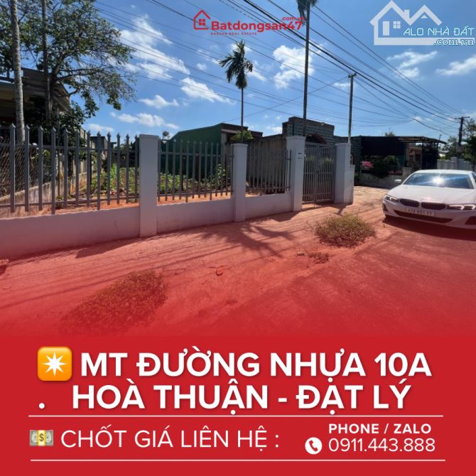 💥BÁN ĐẤT ĐƯỜNG ĐẸP 10A HOÀ THUẬN - ĐẠT LÝ - 3