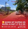 💥BÁN 820M2 ĐẤT MT ĐƯỜNG N5 BUÔN JU - ĐẠT LÝ