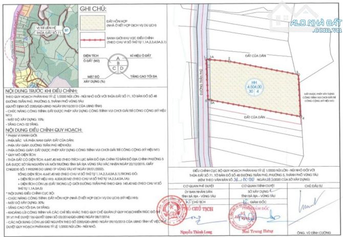 CHỦ ĐỊNH CƯ NƯỚC NGOÀI CẦN CHUYỂN NHƯỢNG LÔ ĐẤT VÀNG S=4.647M2 MẶT TIỀN BIỂN TẠI VŨNG TÀU - 2