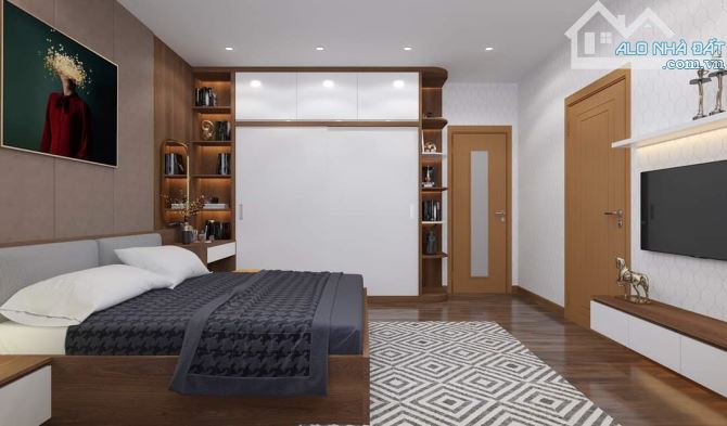 Nhà đẹp Trạm Trôi, Lai Xá 35M 5 Tầng, 4 phòng, nội thất, 30m ô tô đỗ giá 4.5 tỷ - 4