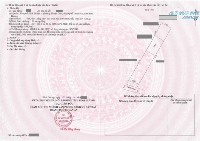 Đất gần chợ Lâm Phát, 2931m ngang 20m thổ cư 971m có sẵn 1970m đất SKC, 1131 Thuận An - 6