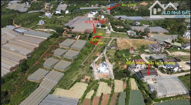 cần bán lô mặt tiền mănglin phường 7 view đẹp ngay mây lang thang