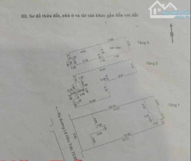 CHỦ XÁC ĐỊNH BÁN ĐẤT- 96M2*5 GIÁ CHỈ 4,6 TỶ CÓ SẴN NHÀ 2  MÊ ĐỔ - KIỆT Ô TÔ 5 LÊ HỮU TRÁC - 3