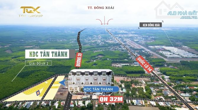 Cần tiền bán gấp lô đất nền mặt tiền TT TP Đồng Xoài, Bình Phước giá siêu Tót! - 4
