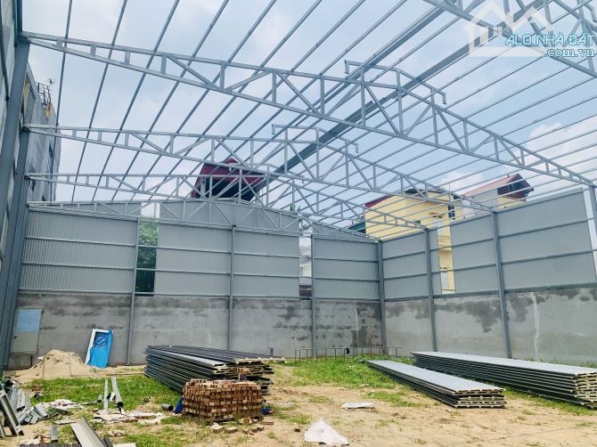 Cho thuê 550m2 nhà kho dựng mới gần cầu Nhật Tân - 1