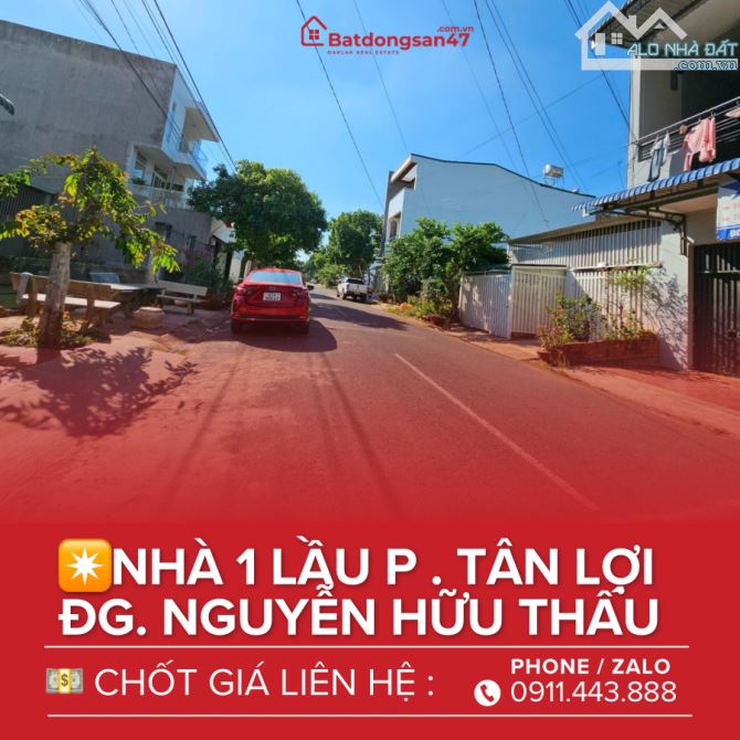 💥BÁN NHÀ 1 LẦU KHU ĐẤU GIÁ NGUYỄN HỮU THẤU