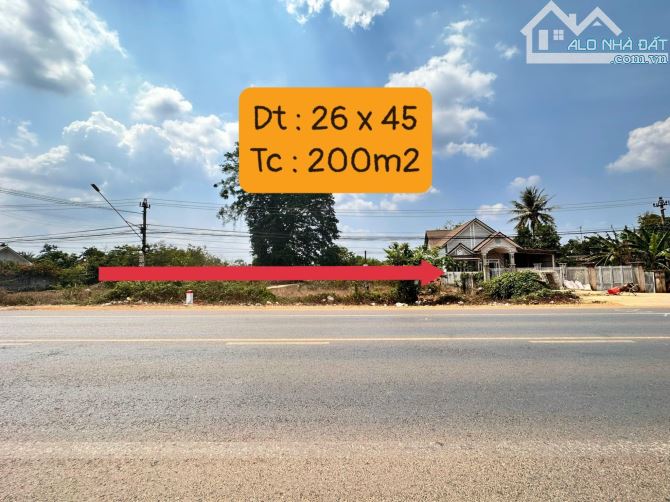 26x45m ĐẤT GÓC 2 MẶT TIỀN QUỐC LỘ 14 CUORDANG GIÁ SIÊU RẺ