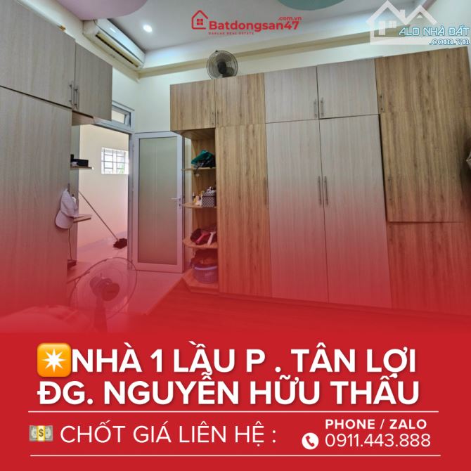 💥BÁN NHÀ 1 LẦU KHU ĐẤU GIÁ NGUYỄN HỮU THẤU - 3