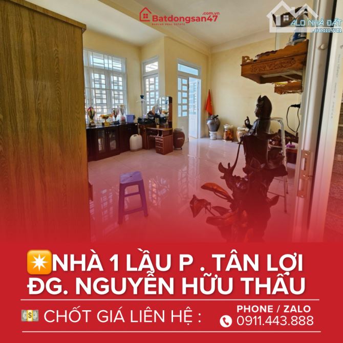 💥BÁN NHÀ 1 LẦU KHU ĐẤU GIÁ NGUYỄN HỮU THẤU - 5