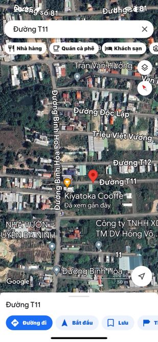 Bán đất hẻm Bình Hoà - xã Phước Đồng - Nha Trang  Diện tích 70m2 ngang 5m full thổ cư  Hướ - 2