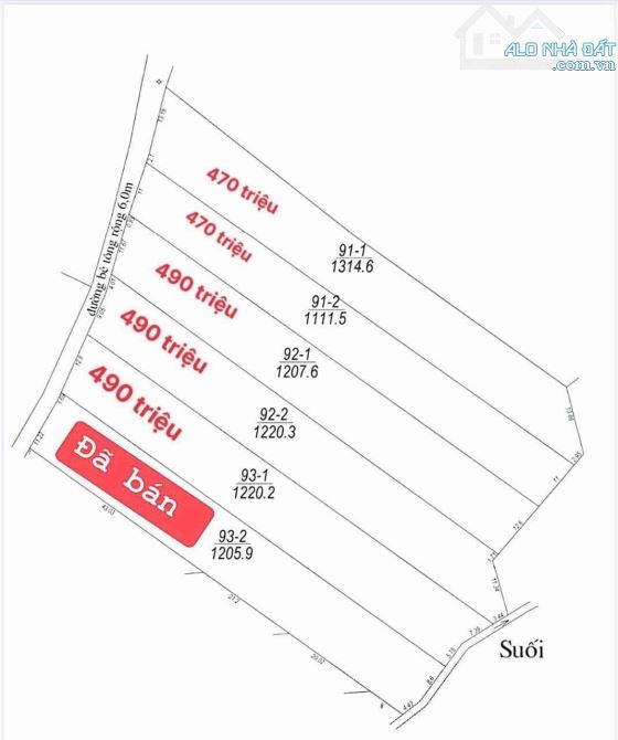 Quá Đẹp - 490tr- 1200 m2 đất Diên Khánh View Hồ Tuyệt đẹp - 6