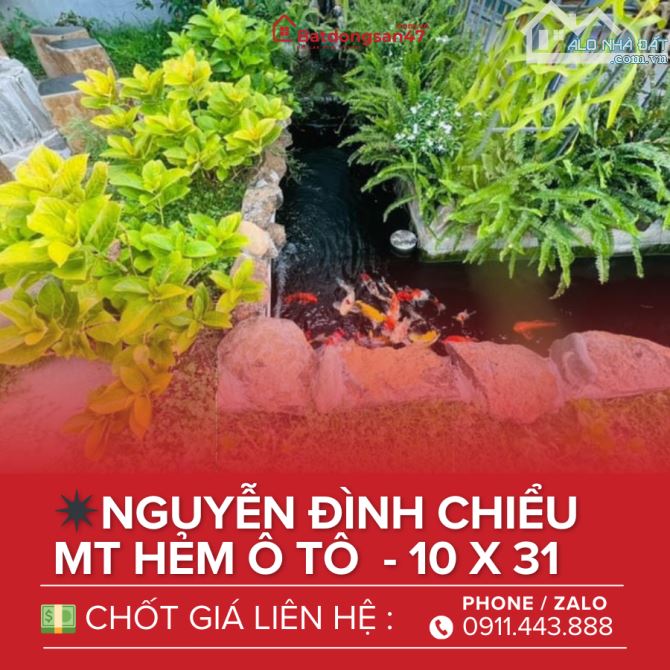 💥340M2 KHU VƯỜN NHỎ HẺM 8M NGUYỄN ĐÌNH CHIỂU