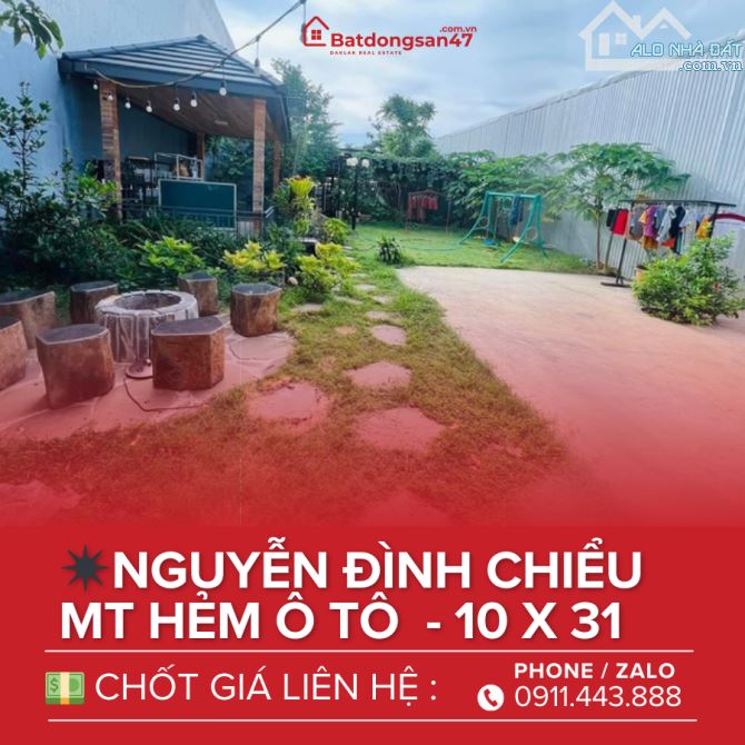 💥340M2 KHU VƯỜN NHỎ HẺM 8M NGUYỄN ĐÌNH CHIỂU - 1