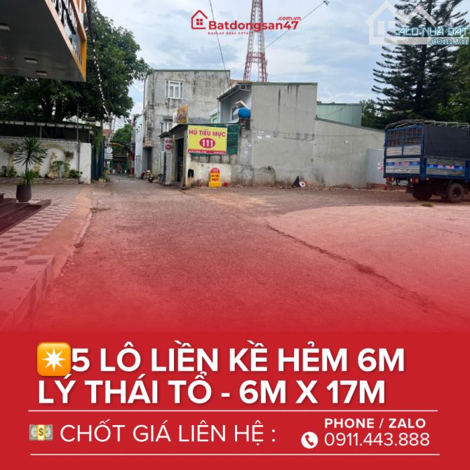 💥BÁN ĐẤT HẺM Ô TÔ 171 LÝ THÁI TỔ HẺM THÔNG HÀ HUY TẬP - 2