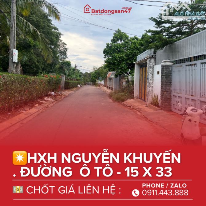 💥LÔ ĐẤT HIẾM 500M2 HẺM Ô TÔ NGUYỄN KHUYẾN - 2