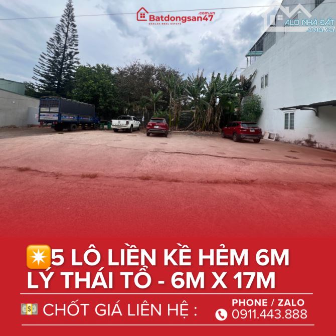 💥BÁN ĐẤT HẺM Ô TÔ 171 LÝ THÁI TỔ HẺM THÔNG HÀ HUY TẬP - 3