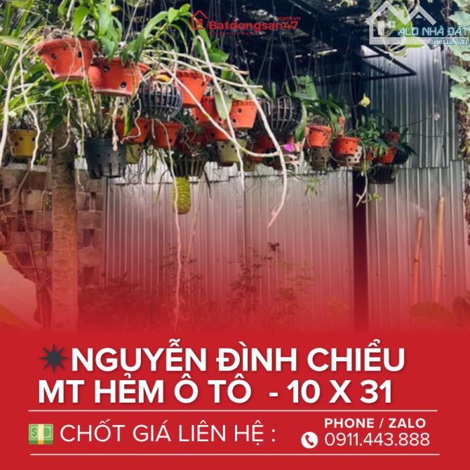 💥340M2 KHU VƯỜN NHỎ HẺM 8M NGUYỄN ĐÌNH CHIỂU - 3