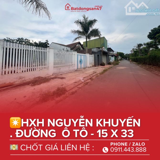 💥LÔ ĐẤT HIẾM 500M2 HẺM Ô TÔ NGUYỄN KHUYẾN - 3