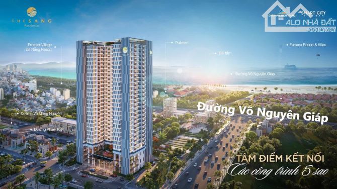 Bán Căn Hộ Biển 2 Ngủ Tầng Cao The Sang - View Trực Diện Biển