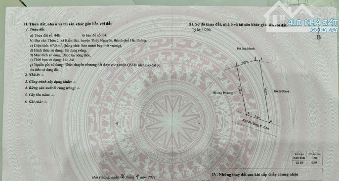 Duy nhất 1 lô ở Kiền Bái giá công nhân cho NĐT - 3