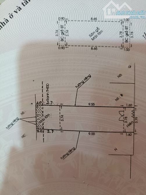 Mặt tiền TK đường Trần Hưng Đạo, Phường Cầu Kho quận 1 ngang 3.8x14m - 6