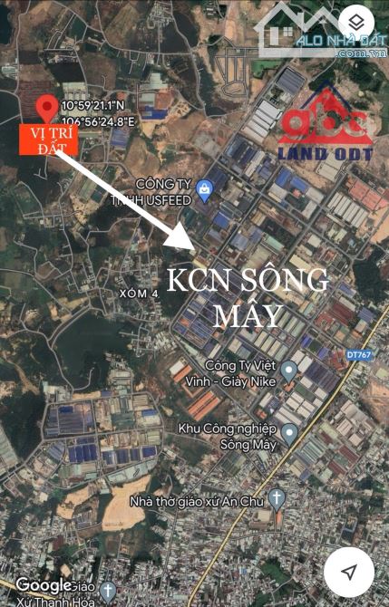 Bán Đất góc 2 mt cụm KCN SÔNG MÂY Trảng Bom Tỉnh Đồng Nai .Giá Chỉ 65tỉ - 3