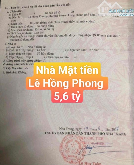 Tổng hợp nhà đất đẹp (5-7) tỷ phường Phước Long, Nha Trang - 3