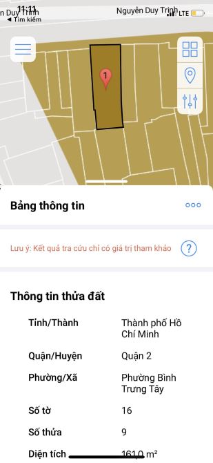 Bán đất mặt tiền đường Nguyễn Duy Trinh, Quận 2 ( 8mx20m)