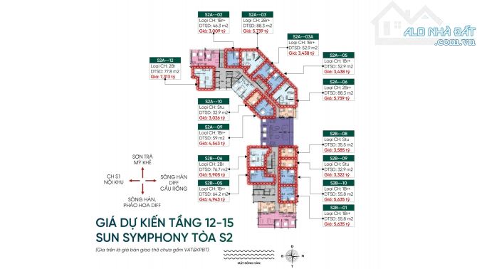 Căn hộ tại Đà Nẵng đang HOT của Sun, đối diện đài bắn pháo hoa DIFF, giá từ 65tr/m2 - 8