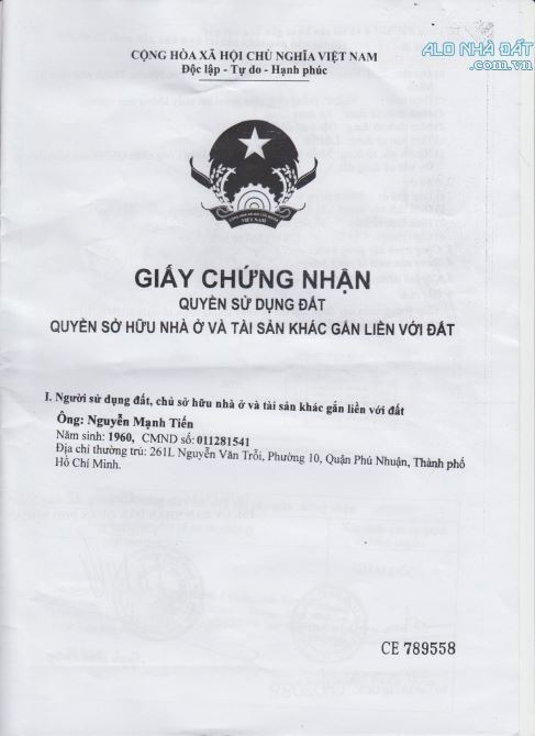 Giảm 5 tỷ, bán gấp mặt tiền Nguyễn Văn Trỗi, P10, Quận Phú Nhuận. (7.5m x 17m. Hầm 4 tầng)