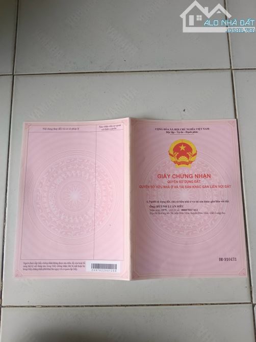 LÔ ĐẤT BIỆT THỰ XÃ TÂN HỘI - HUYỆN ĐỨC TRỌNG! - 1