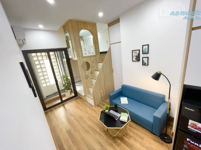 Khai Trương CCMN 33 Văn Cao 30m2 Studio Giường Tầng 2 Ngủ Full Nội Thất,Thang Máy Ban Công - 12