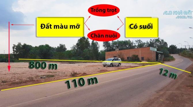 Bán 8,6ha mặt tiền đường nhựa, cách cụm công nghiệp vĩnh tân 200m, có xẵn 1200m2 thổ cư. - 5