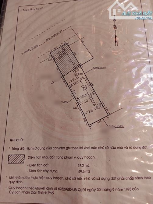 30 TỶ- BÁN GẤP NHÀ NÁT (6.6X29m) MT nguyễn duy trinh , p.bình trưng đông ,Q2, TP.THỦ ĐỨC - 4