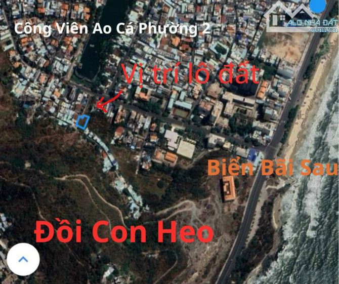 LÔ ĐẤT BIỆT THỰ S=567m2 KHU NỘI BỘ PHAN CHU TRINH - NGAY BÃI SAU- VIEW CÔNG VIÊN PHƯỜNG 2