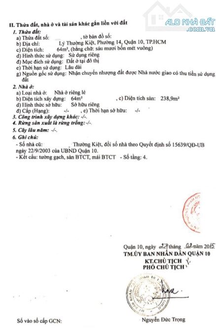 Bán Hoặc Cho Thuê Nhà 284 Lý Thường Kiệt 12x16 Ngay Cổng Nhà Thi Đấu Phú Thọ Q10 Chỉ 58 tỷ - 3