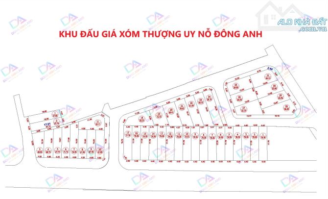 Bán đất đấu giá Xóm Thượng Uy Nỗ Đông Anh mặt đường kinh doanh - 5