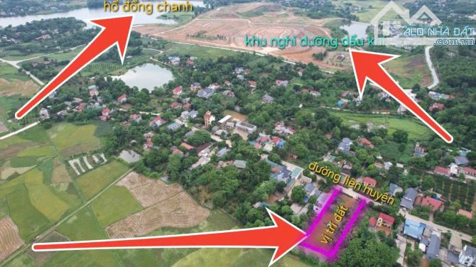 Cần bán 1280m2 tại Cư Yến đường trục chính to, gần các dự án nghỉ dưỡng, gần hồ Đồng Chanh
