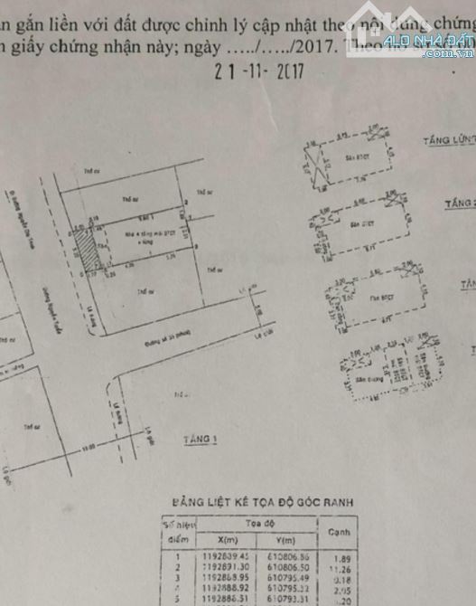 BÁN NHÀ MT NGUYỄN TUYỂN Q2 -4 TẦNG- 5m*13.5M- 11.5TỶ - KINHDOANH TỐT - 13