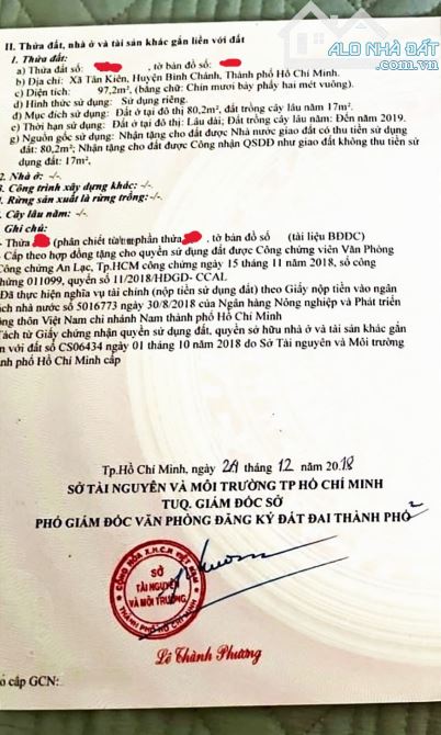 Chủ kẹt tiền bán nền 98m2 thổ cư Tân Kiên đường ô tô tới đất giá 670 triệu SHR công chứng - 4