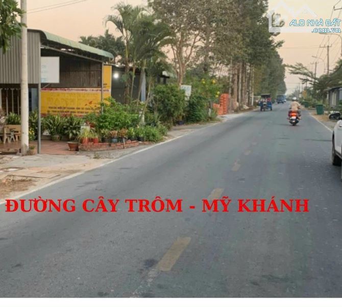 Bán nhà mt đường Cây Trôm Mỹ Khánh, DT 600m thổ cư 300m giá ngộp 3,2 tỷ