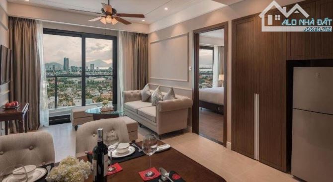 Alphanam Luxury Apartment Danang cho thuê 1PN tầng cao-TOÀN HUY HOÀNG