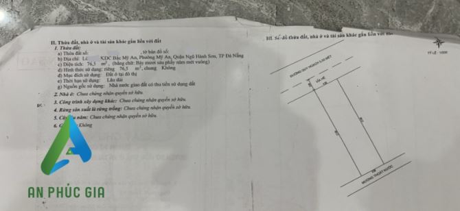 Bán nhà cấp 4 đường Mỹ Đa Đông 3,Mỹ An,Ngũ Hành Sơn