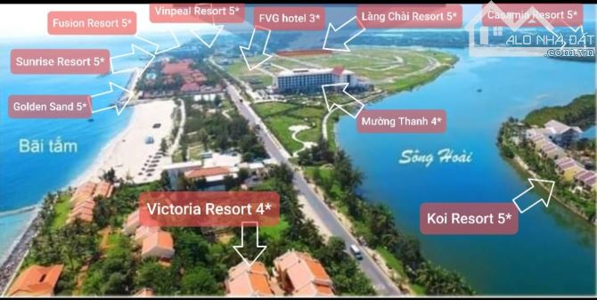 Bán đất view biển - mặt sông Hội An, 688m2 - 2 mặt tiền vị trí đẹp
