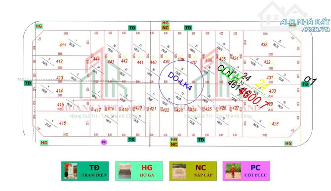 ĐẤT ĐẤU GIÁ TDP 8 P. TÂN AN - LK4-3X - DT: 6X23M/ LÔ HƯỚNG TÂY BẮC - GIÁ: 9,2 TỶ