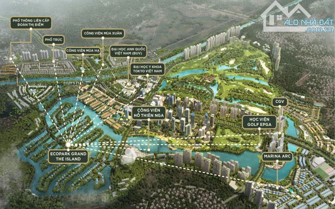 Biệt thự đảo Eco Central Park thành phố Vinh siêu đẹp, hàng hiếm mà giá lại hợp lý!